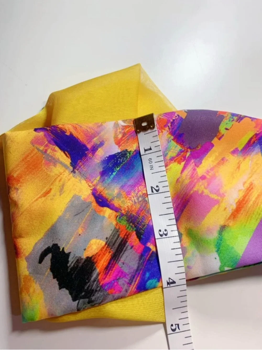 ✨ Handmade Golden & Multicolor Silk Headwrap / Headband